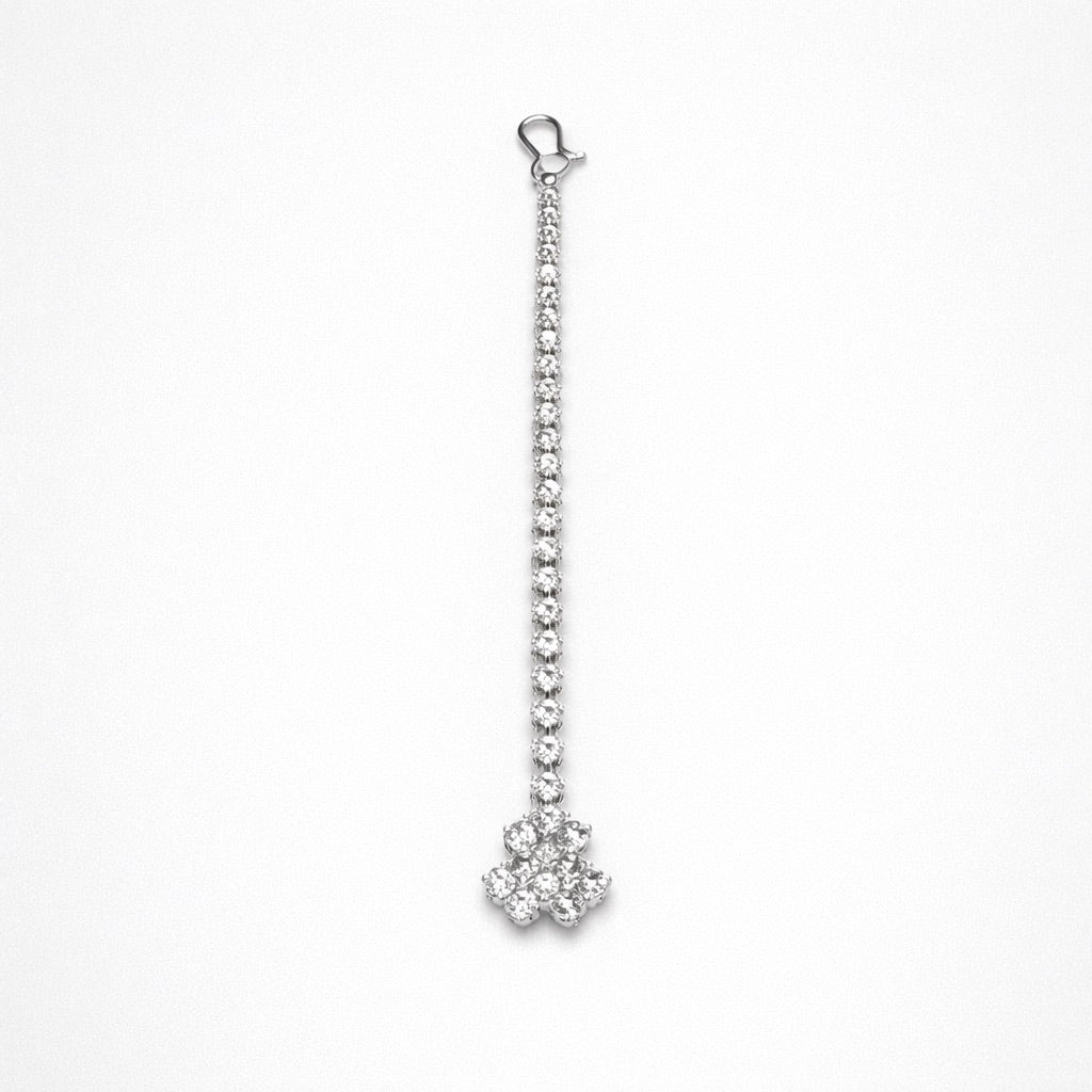 Bijou de Tête Argenté ou Doré aux Pierres Blanches