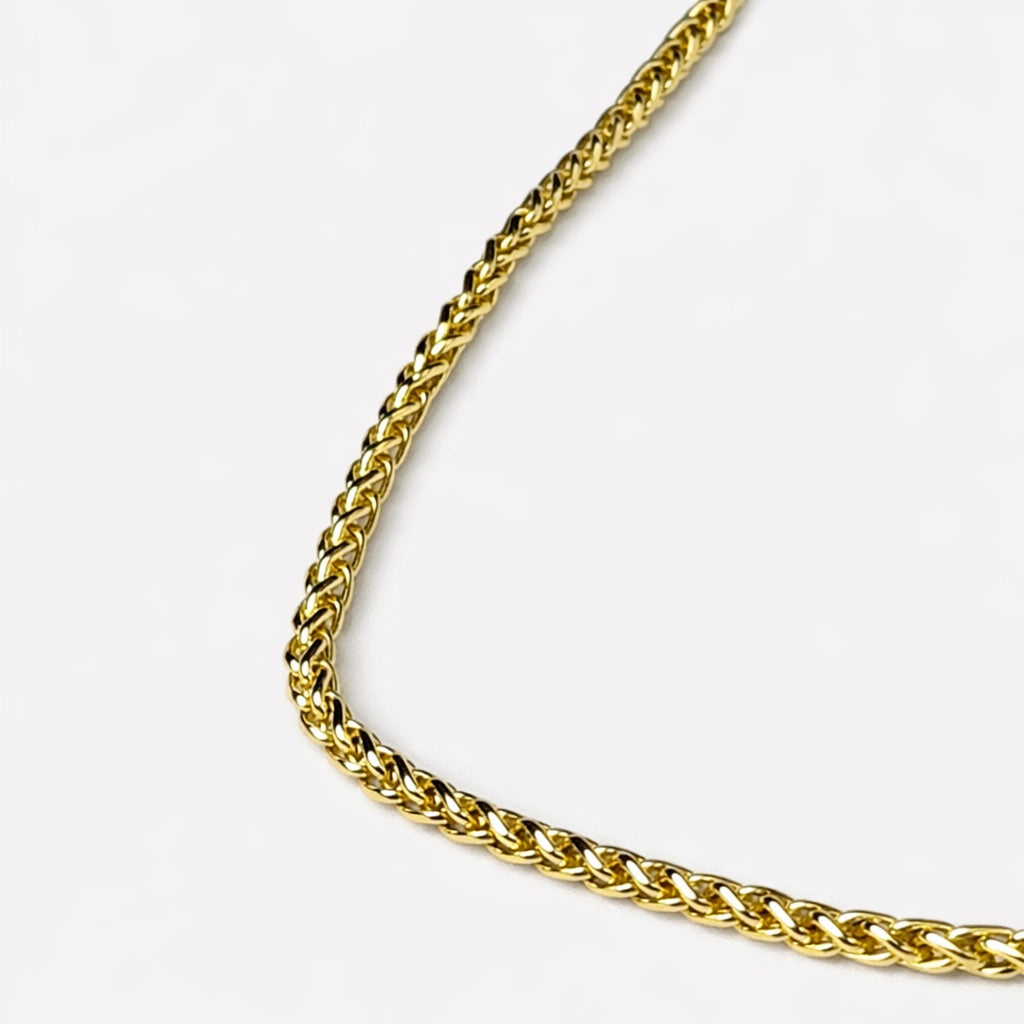 Collier Chaîne Gourmette Unisex Plaqué Or – Style Classique et Intemporel