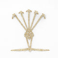Yara - Bijou de Main Bagues Multiples