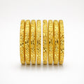 SonaMani - Lot de 8 Bracelets Plaqué