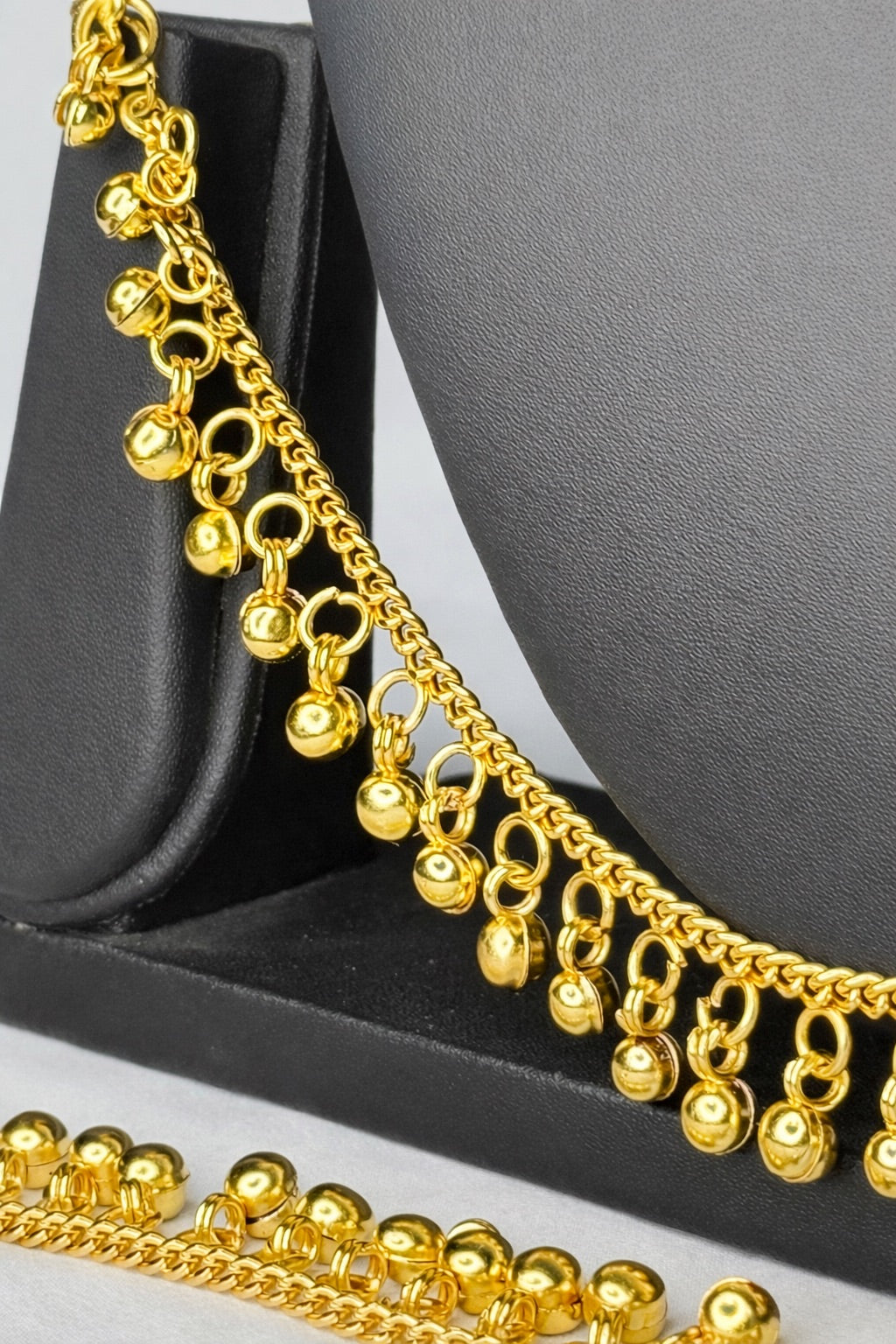 Bracelet de Cheville Plaqué Or avec Breloques Pendantes – Lot de 2