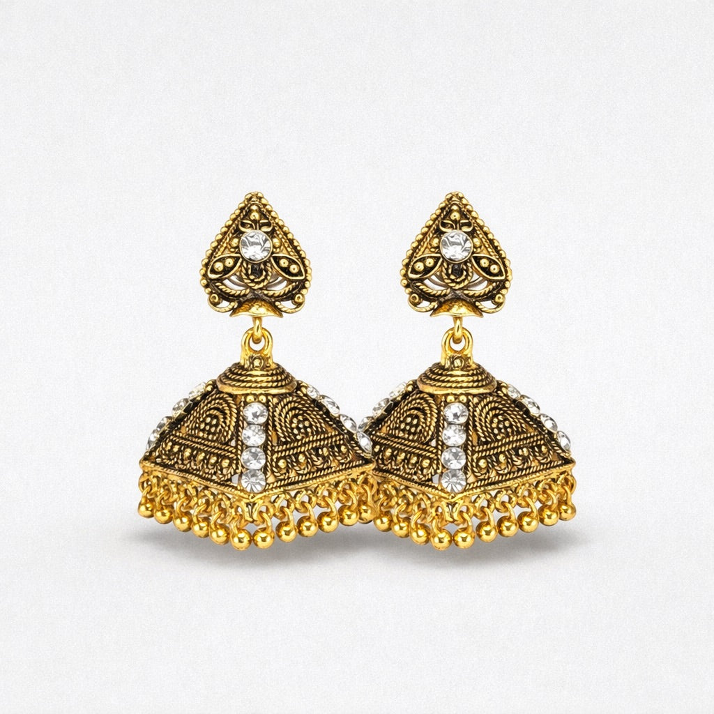 Kajhum - Boucles d’Oreilles Jhumka
