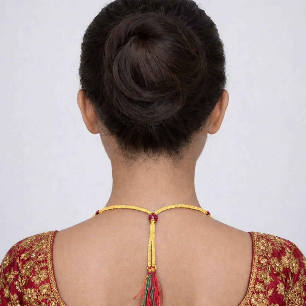 Parure Complète avec Bijou de Tête, Collier et Boucles d’Oreilles Doré Ornés de Pierres Colorés