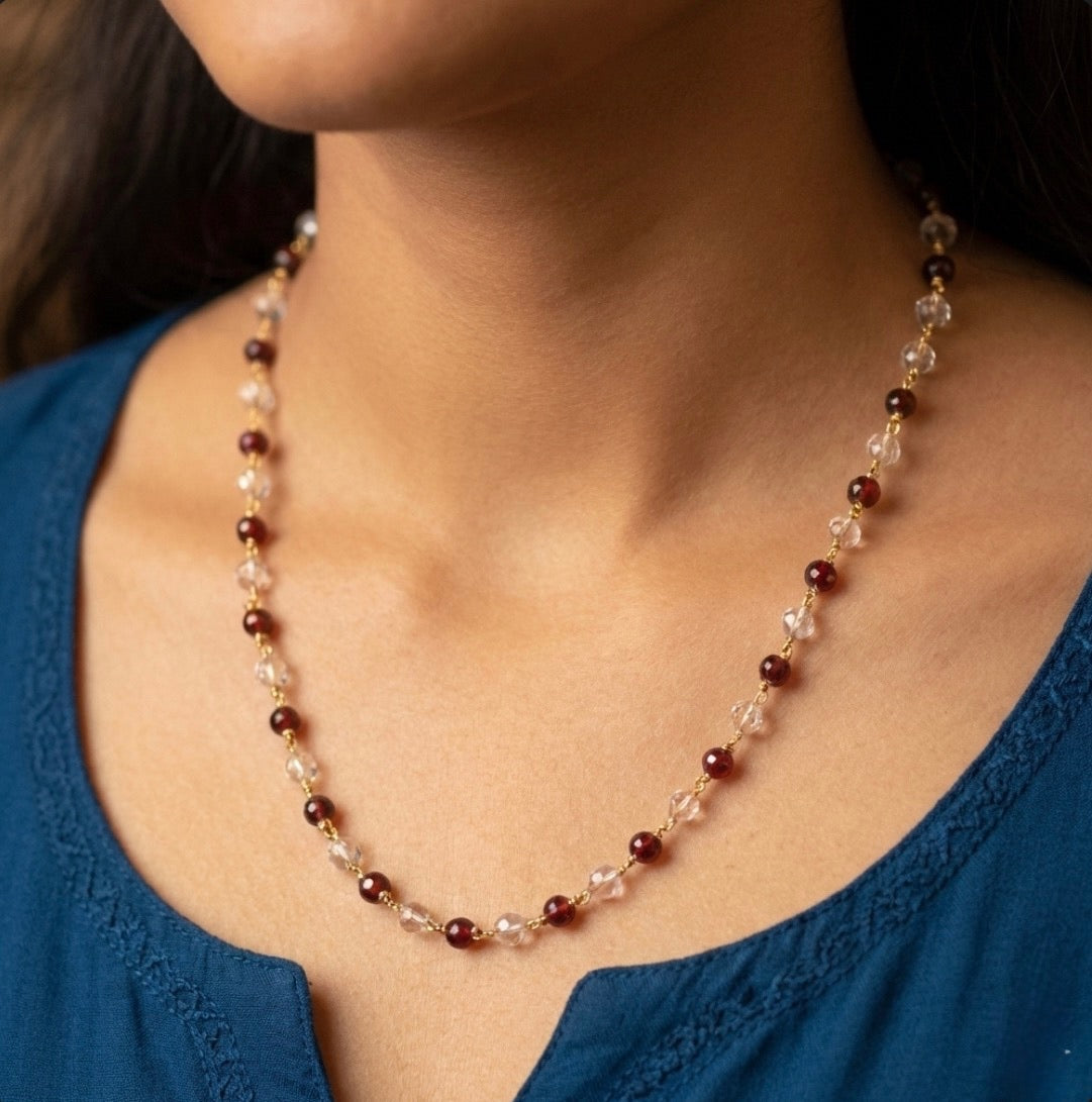 L'Odyssée - Collier Fin Perlé